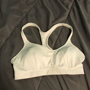 White Sports Bra 🟣